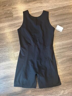 Bandier Black Sleeveless Playsuit
